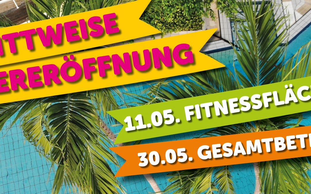 Schrittweise Wiedereröffnung