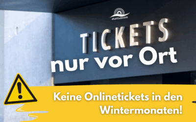 Keine Onlinetickets während der Wintermonate
