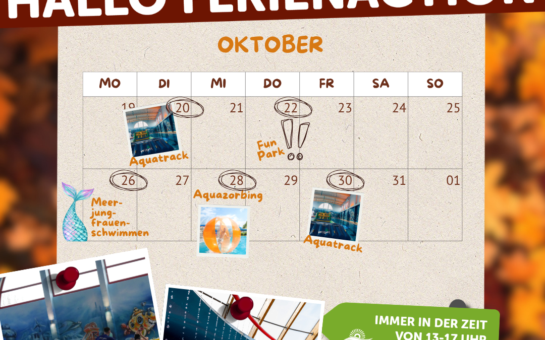 Herbstferienprogramm im Atlantis