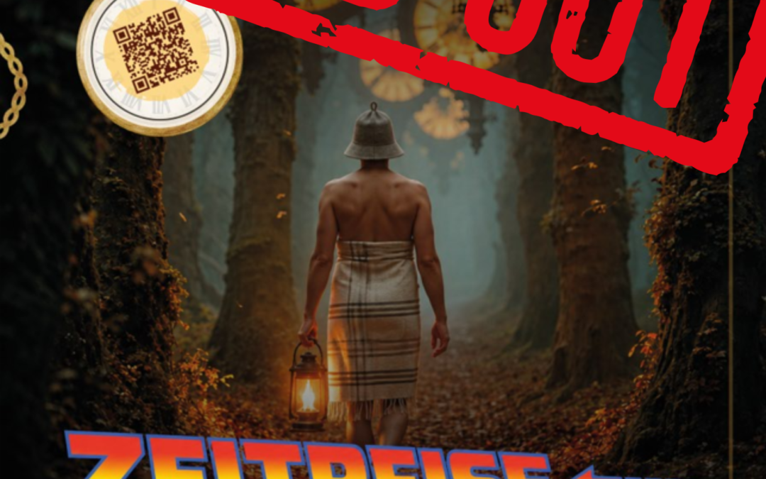 AUSVERKAUFT! Zeitreise Saunanacht am 25.09.2026